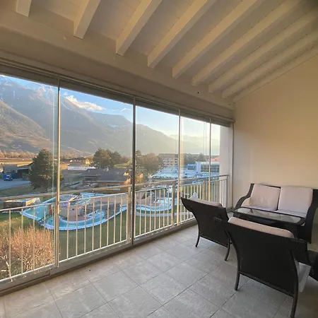 Duplex Au Coeur Du Valais-bains De شقة